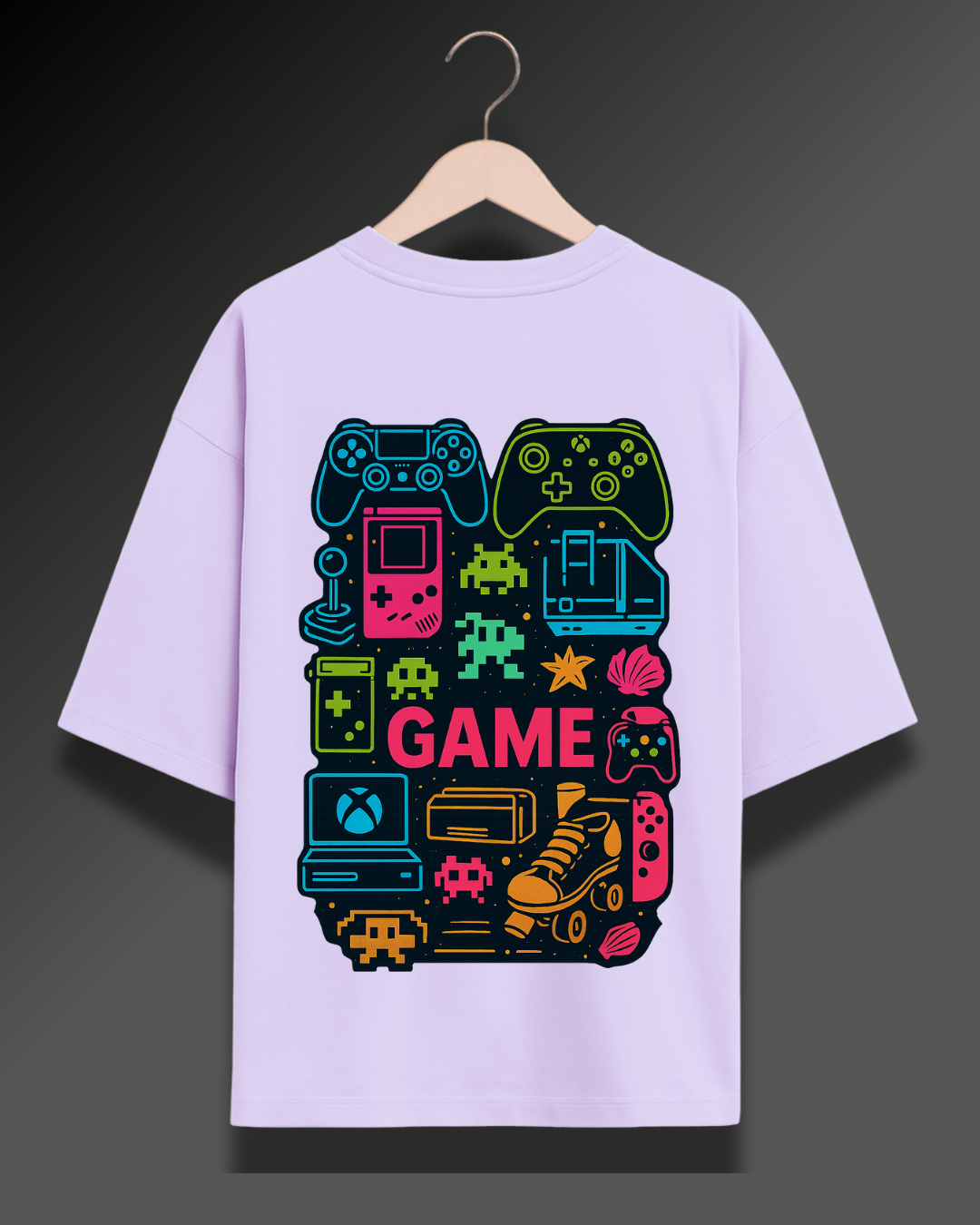 Retro Game Collage - 280 GSM Premium Cotton