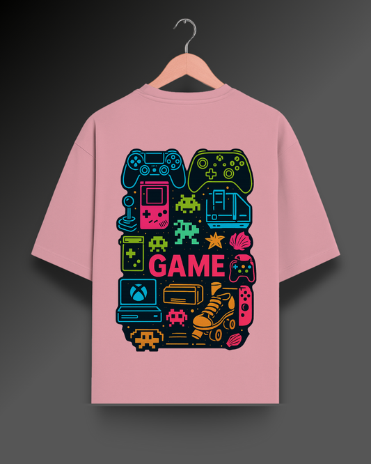 Retro Game Collage - 280 GSM Premium Cotton