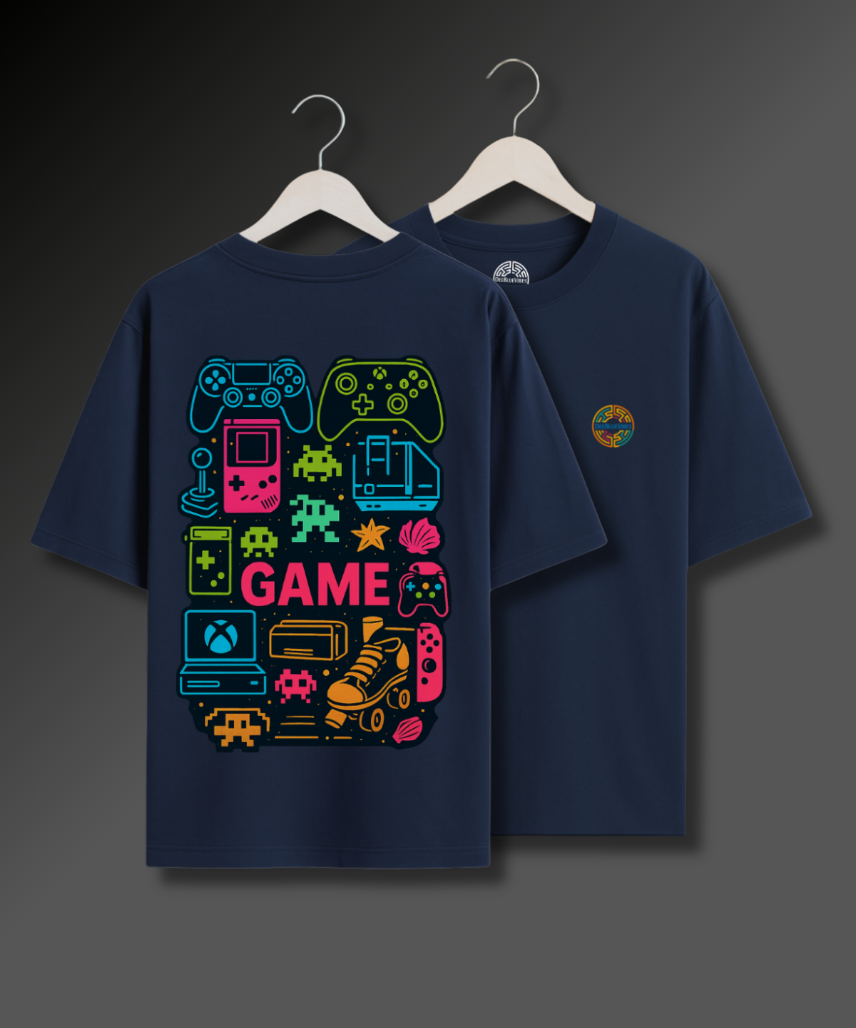 Retro Game Collage - 280 GSM Premium Cotton