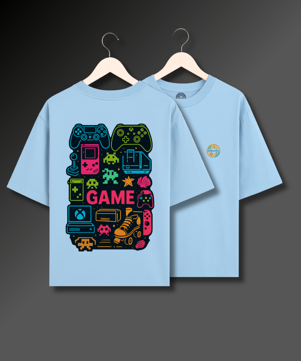 Retro Game Collage - 280 GSM Premium Cotton