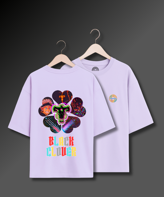 Black Clover Psychedelic - 280 GSM Premium Cotton