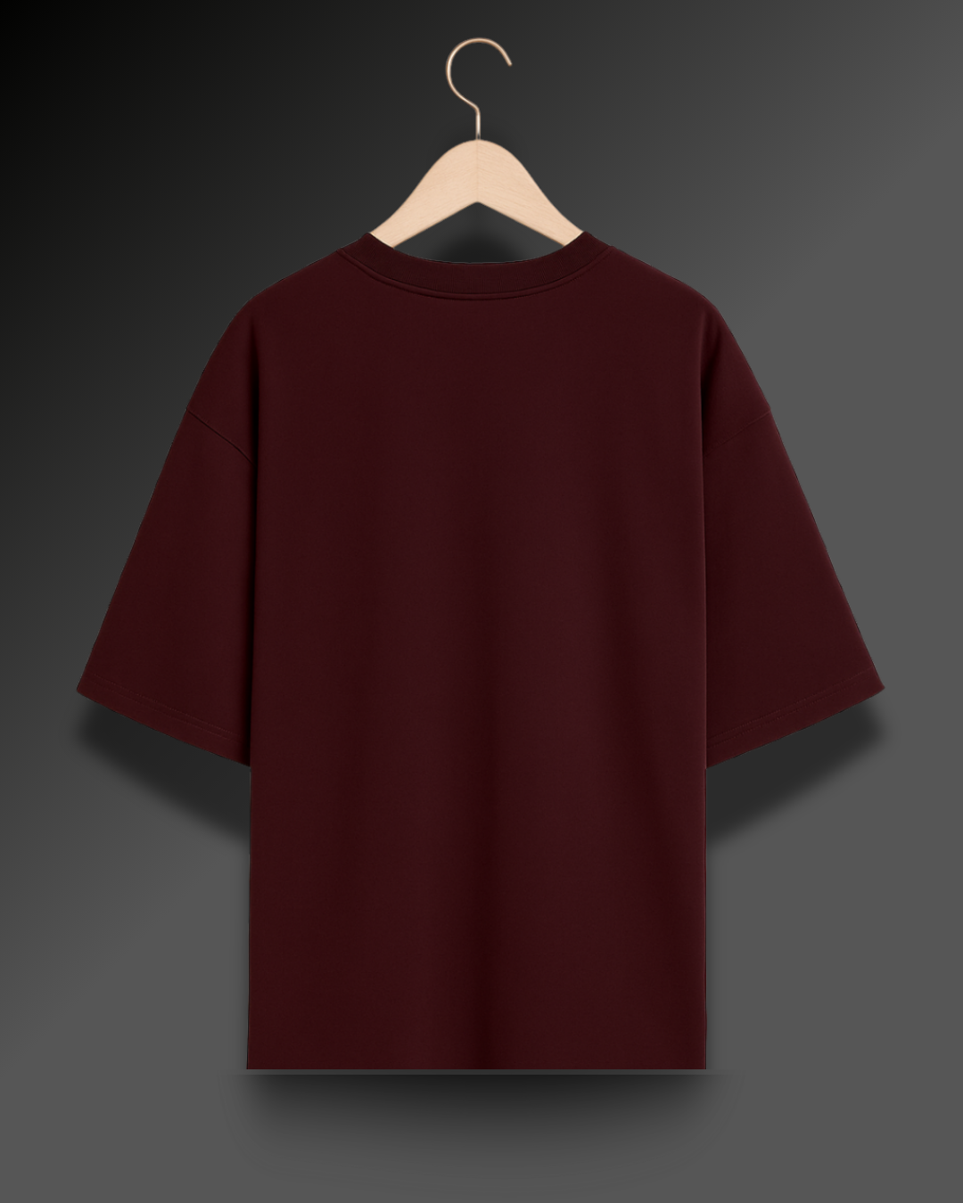Unisex Plain Oversized Tee - 280GSM Premium Cotton