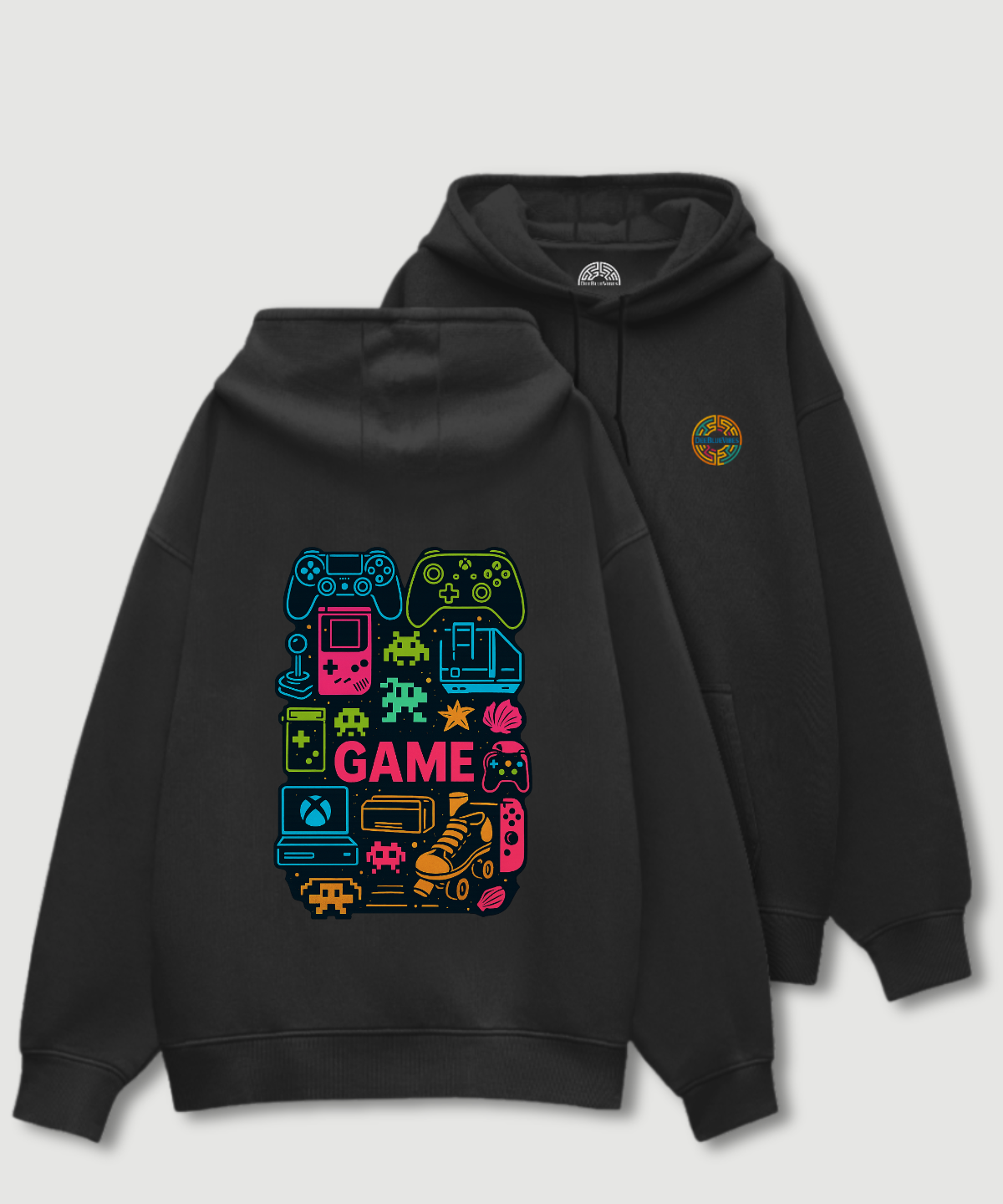 Gamer Vibe-400 GSM Unisex Oversized Hoodie