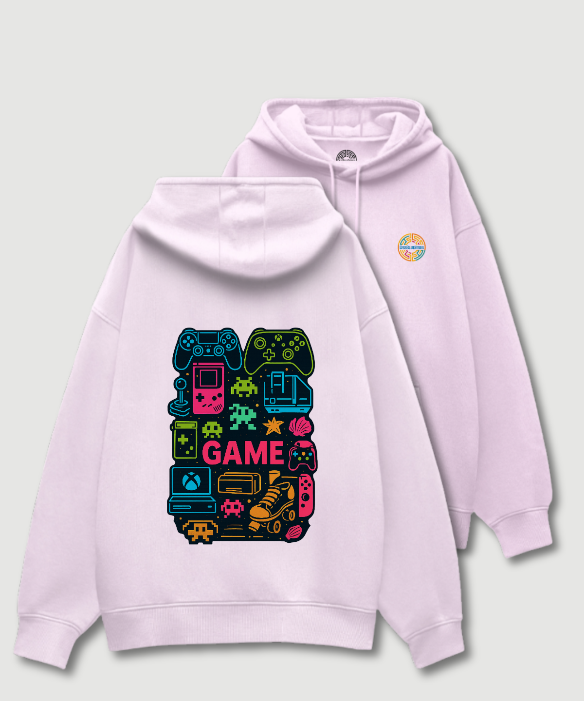 Gamer Vibe-400 GSM Unisex Oversized Hoodie