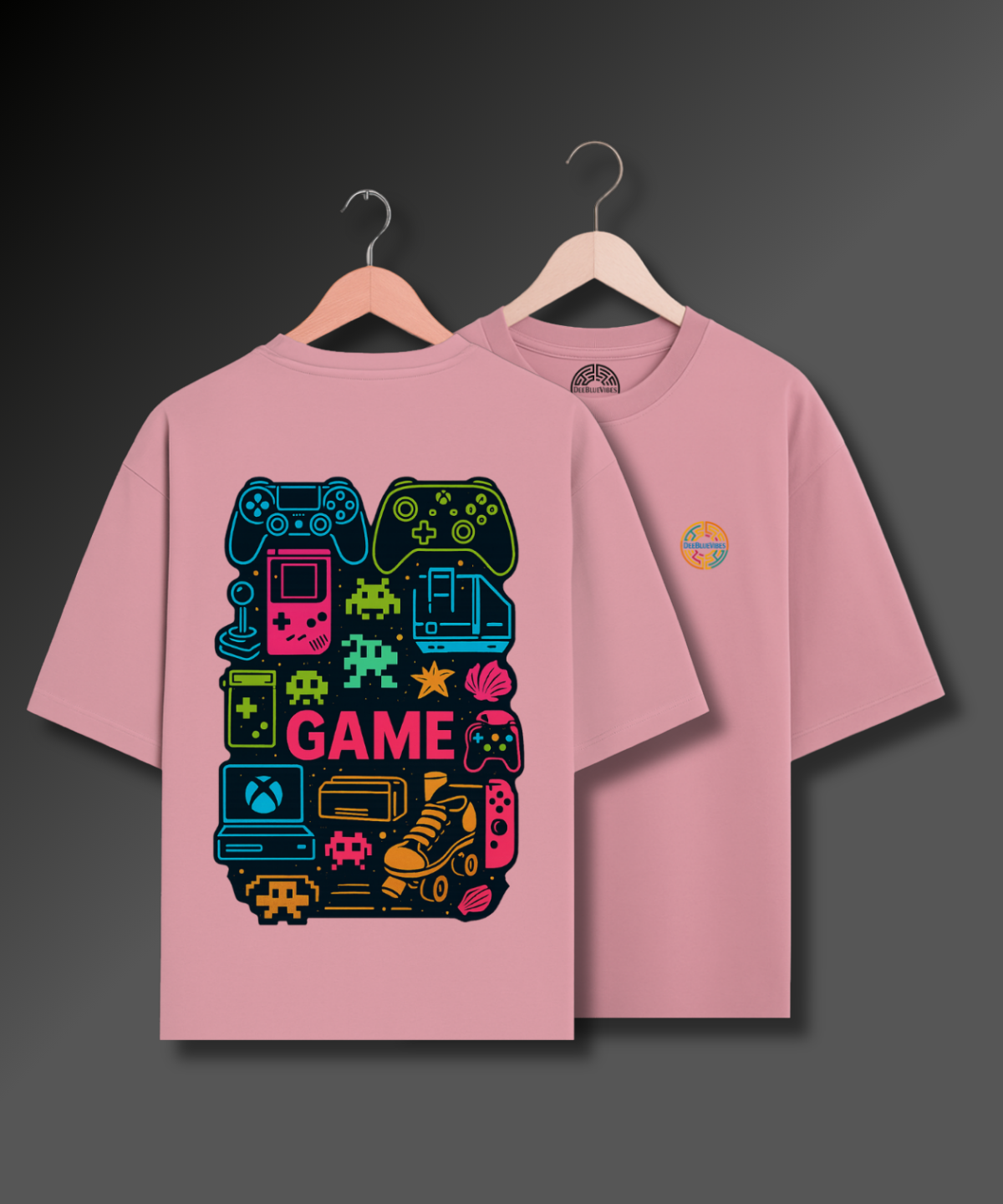 Retro Game Collage - 280 GSM Premium Cotton