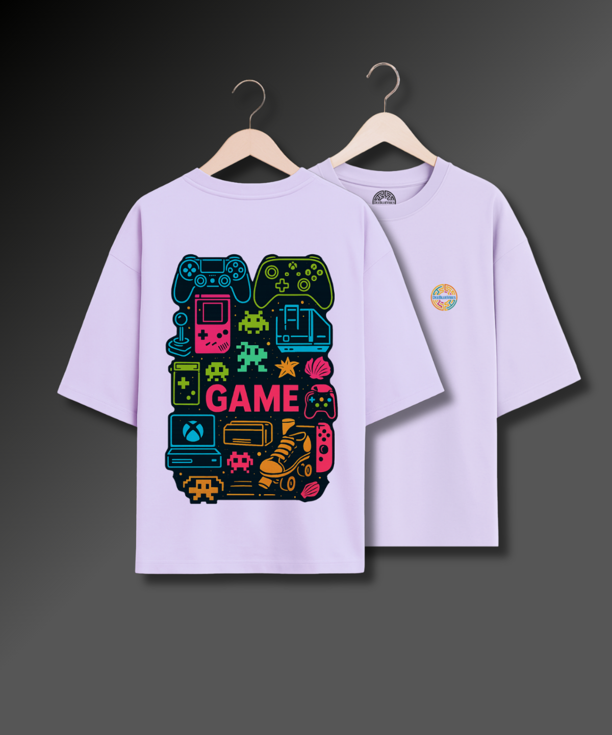 Retro Game Collage - 280 GSM Premium Cotton