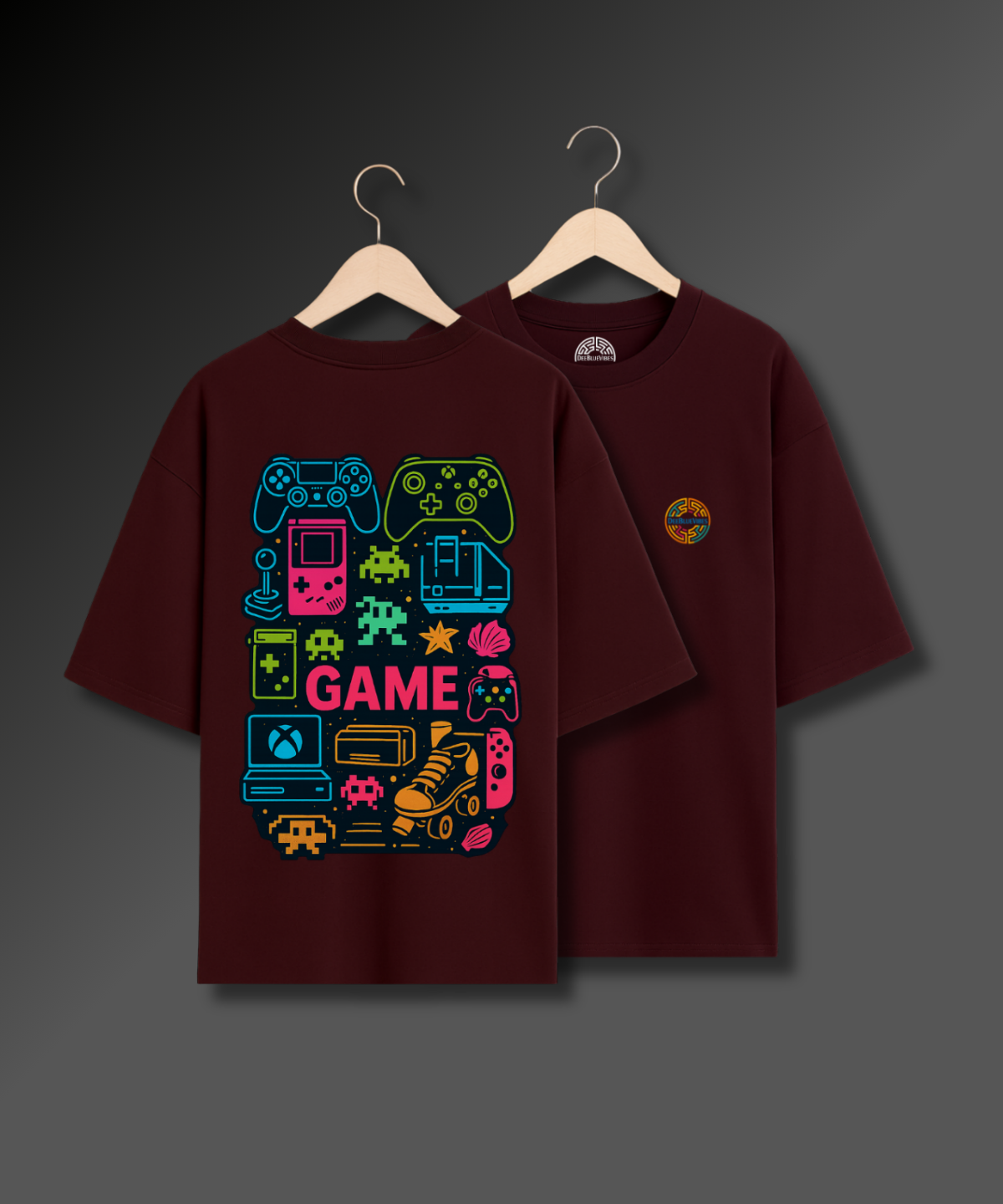 Retro Game Collage - 280 GSM Premium Cotton