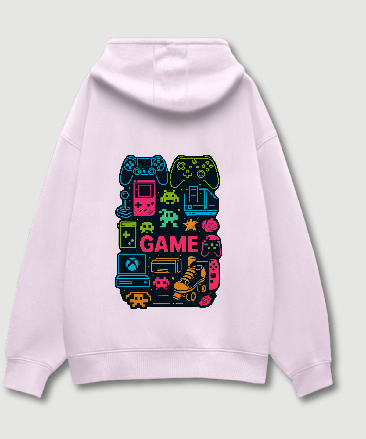 Gamer Vibe-400 GSM Unisex Oversized Hoodie